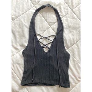 Urban Outfitters, black halter top